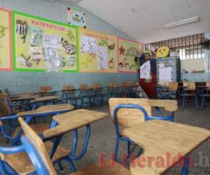 Los alumnos hondureños dejaron de asistir a clases desde marzo de 2020, cuando se reportaron los primeros casos de covid-19 en el país. Foto: Archivo