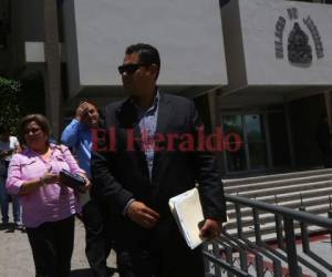 Los abogados llegaron el lunes hasta ls instalacones de la Corte Suprema de Justicia. (Foto: El Heraldo Honduras)