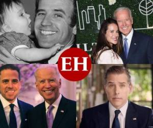 En la fotografía se observa a los hijos de Joe Biden: La pequeña Naomi (en la esquina superior izquierda), Ashley (esquina superior derecha), Hunter (esquina inferior izquierda), Beau (esquina inferior derecha).