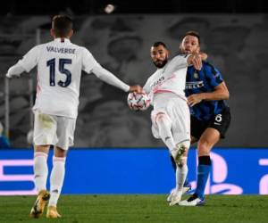 Karim Benzema abrió el marcador a los 25 minutos del encuentro. Foto: AFP