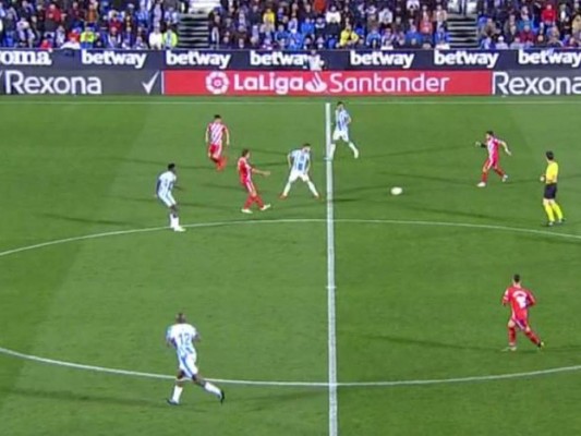 Girona venció al Leganés en el estadio Butarque. Foto: Chiriguitos/Twitter.