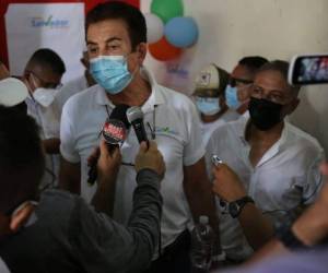 Nasralla se mostró optimista de los resultados que obtendrá en los comicios.