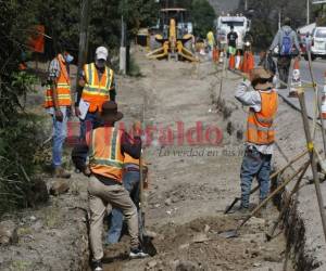 Las obras se realizan con el fin de liberar de tráfico esta zona. Foto: David Romero | EL HERALDO.