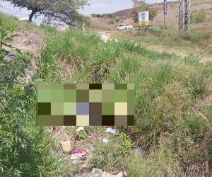 La víctima fue encontrada en una zacatera de una residencial de Tegucigalpa.