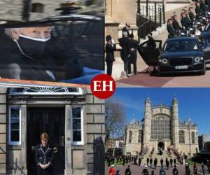 Estas son las primeras imágenes del funeral del príncipe Felipe que murió a sus 99 años el pasado 9 de abril del corriente año. Fotos: Agencia AFP