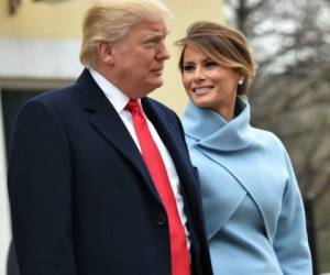 Melania Trump se convertirá este viernes en la primera dama de Estados Unidos. Foto: AFP