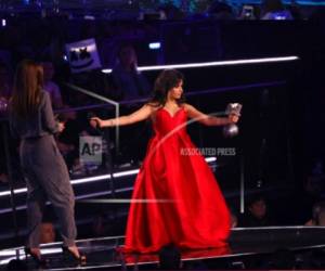 Camila Cabello durante la ceremonia de los premios MTV EMA en Bilbao, España, el domingo 4 de noviembre del 2018.