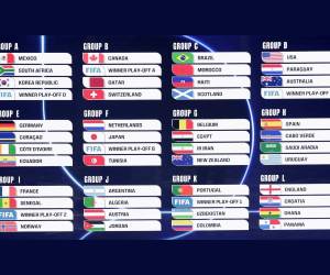 La selección de Argentina, defensora del título, quedó en el Grupo J.