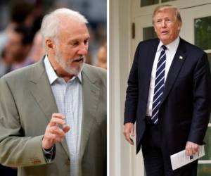 El entrenador estadounidense de basketball, Gregg Popovich calificó a Donald Trump de cobarde desalmado al referirse a los predecesores. Foto: AP
