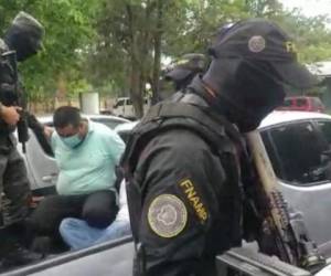 Los sujetos fueron detenidos en el municipio de Quimistán, Santa Bárbara.
