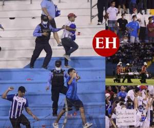 Honduras cayó en una goleada 1-4 en casa este 8 de septiembre ante Estados Unidos en la eliminatoria rumbo a Qatar 2022. El resultado dejó una selección muy tocada, y descontento en la afición. Fotos: Y. Amaya / M. Valenzuela / M. Cubas / OPSA.