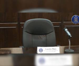 La magistrada Lourdes Mejía no se ha presentado a su comparecencia.