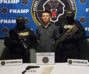 El detenido fue identificado como Danery Dubón (24) alias 'El Casacualco'.