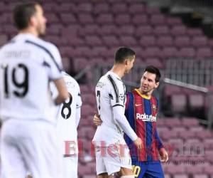 Messi y Cristiano no compartian cancha desde 2018. AFP.
