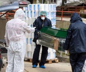 Macedonia del Norte lucha contra el brote de COVID-19, con un número total de 329 casos confirmados y 9 muertes. Foto: Agencia AFP.