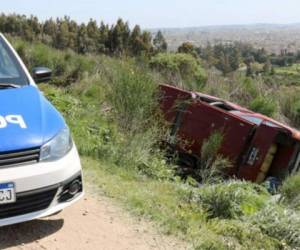 El hombre no se percató que el freno de mano fallaba. Foto: Airbag