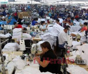 Estados Unidos es el primer destino para los textiles manufacturados por las empresas que operan en las Zonas Industriales de Procesamiento (ZIP) de Honduras. Foto: El Heraldo