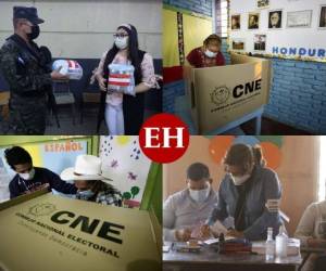 Este domingo 14 de marzo se desarrollan en Honduras las elecciones primarias, en las cuales los partidos Liberal, Nacional y Libre definen quiénes serán sus representantes de cara a las generales de noviembre. Bajo un ambiente completamente atípico marcado por la pandemia del covid-19, votantes, aspirantes presidenciales y delegados de mesa han estado a la vanguardia de la democracia sin descuidar las medidas de bioseguridad. Fotos: EL HERALDO