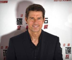 En esta fotografía Tom Cruise posa en la alfombra roja de 'Mission: Impossible - Fallout'. Foto AP