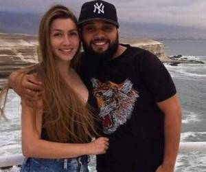 Araceli Diaz junto a su novio 'Cangri' Leiva en uno de sus paseos. Foto cortesía Instagram.