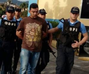 Junior Catalinao Cruz Álvarez despojó de 44 mil 904 lempiras en efectivo a un carro repartidor. /Foto DPI/