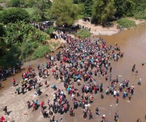 Según el informe de ACNUR más de 70 millones de personas han migrado en los últimos meses. Foto: AFP