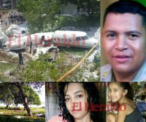 El aparatoso accidente de un avión que se salió de la pista de aterrizaje en Toncontín y la muerte de uno de los bomberos trasladados a México tras incendio en La Montañita son parte de las tragedias de esta semana. (Foto: El Heraldo)