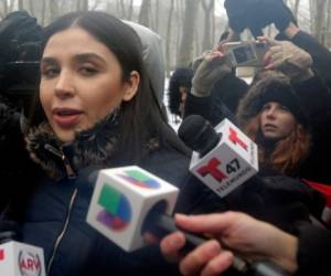 Emma Coronel fue capturada en febrero de 2021. Foto: AP.