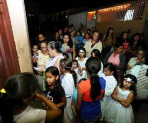 La vivienda de don Alfredo Núñez, en la colonia Izaguirre, abrió sus puertas para dejar entrar a la gran familia de Nazareth.