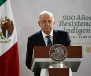 López Obrador hizo un recuento de las enfermedades que sufrieron los indígenas a raíz de la llegada de los españoles, y los acusó de llevarse grandes cantidades de oro. FOTOS: AFP