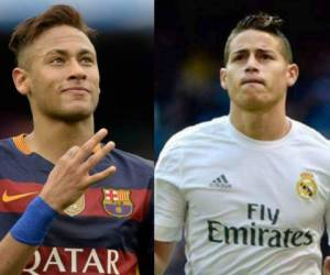 Neymar y James Rodríguez no pasan de los 26 años y aparecen en el Top Ten de los deportistas más ricos del mundo, según Forbes. (Agencias/AFP)