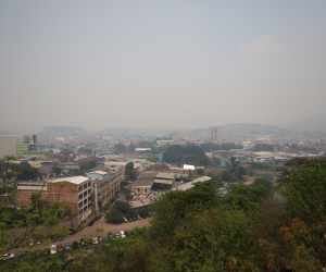 Desde los distintos puntos de la capital se puede observa la cantidad de contaminación en el aire.