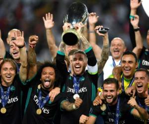 El Real Madrid se coronó campeón de la Supercopa de Europa el pasado 8 de agosto al vencer 2-1 al Manchester United. (AFP)