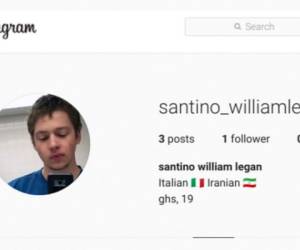 Esta captura de pantalla de la cuenta de Instagram de Santino William Legan muestra una selfie de Legan, quien abrió fuego con un 'rifle de asalto' el domingo 28 de julio de 2019, en el Gilroy Garlic Festival en Gilroy, California, matando a dos niños y a otro hombre. . (Instagram a través de AP).