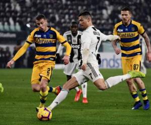 Ronaldo logró acertar dos anotaciones para la Juventus. Foto AFP