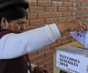 Las elecciones presidenciales se llevaron a cabo el pasado 20 de octubre en Bolivia. Foto: AP.