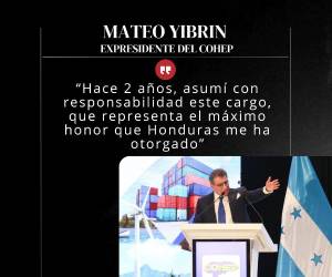 Mateo Yibrin dejó este jueves 14 de marzo su cargo como presidente del Consejo Hondureño de la Empresa Privada (Cohep). En su discurso agradeció a los empresarios que lo pusieron en ese cargo y criticó algunas acciones del actual gobierno. Aquí el recuento de las frases de su despedida.