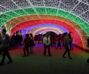 Las diferentes villa navideñas ubicadas en Tegucigalpa y Comayagüela estarán abiertas para las cientos de familias capitalinas. Foto: Alex Pérez/EL HERALDO