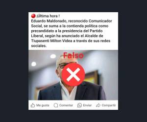 Captura de pantalla a una publicación de Facebook realizada el 7 de mayo de 2024.