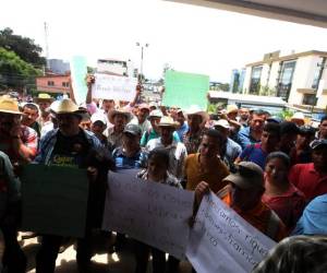 Los productores mantuvieron la toma de las instalaciones del Ihcafé desde el martes hasta ayer jueves. El plantón fue pacífico y sin más motivaciones que defender su patrimonio, afirmaron.