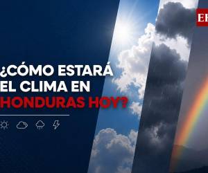 Honduras tendrá un domingo seco y cálido, con lluvias muy aisladas