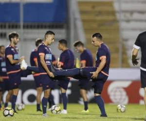 Herediano se entrenó el miércoles en el Estadio Nacional en Tegucigalpa, previo al duelo final de Liga Concacaf ante Motagua. Foto: Marvin Salgado / El Heraldo.