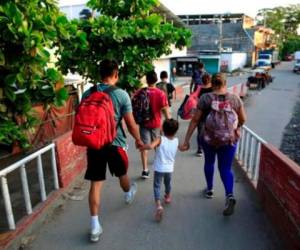 El Instituto Nacional de Migración indicó que en la actualidad aloja a 502 personas hondureñas. Foto AP