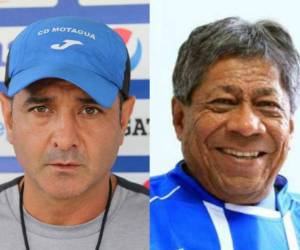 Diego Vazquez y Primitivo Maradiaga, ex entrenador de Motagua. Foto El Heraldo