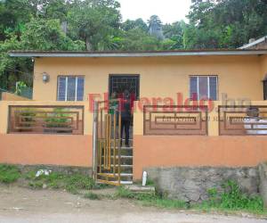 Esta es la casa donde vivía la pequeña Allison y donde falleció.