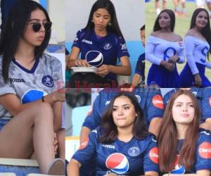 Hermosas chicas adornaron el estadio Nacional previo al encuentro que definirá el clasificado a semifinales del torneo de Clausura. Fotos: Ronal Aceituno / El Heraldo