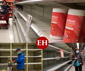 El presidente francés, Emmanuel Macron, anunció este martes que el Estado confiscará 'todas las reservas y la producción de mascarillas de protección' para distribuirlas al personal sanitario y a las personas infectadas con el coronavirus. Fotos: AP/AFP.