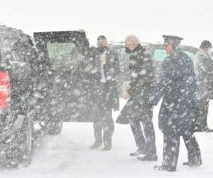 Joe Biden, presidente de Estados Unidos, tuvo serios problemas debido a la fuerte nevada en las últimas horas.