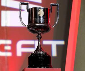 Imagen del trofeo de la Copa del Rey.