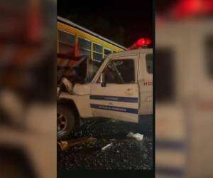 Ambulancia que trasladaba heridos de Santa Bárbara sufre accidente en Cofradía